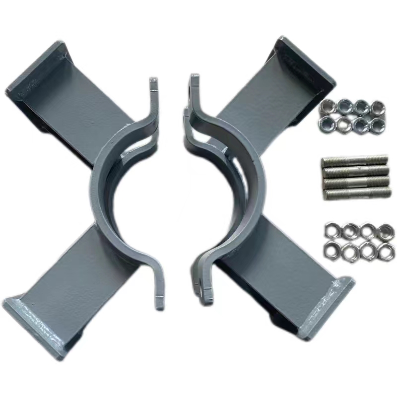 Four Bolts Multi-Direction Pipe Clamp Pipe Bracket Four Bolts Multi-Direction Pipe Clamp Pipe Bracket